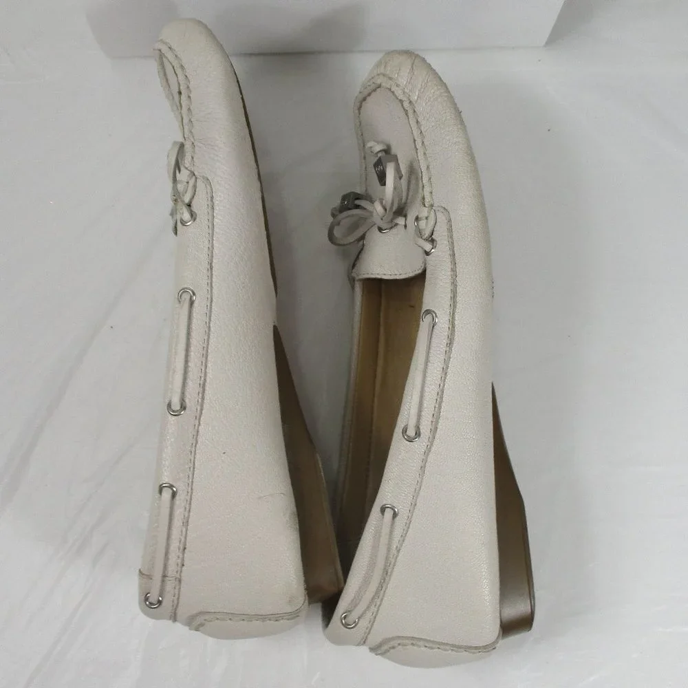 MICHAEL MK Off white Loafers Size 7.5 - Picture 6 of 10